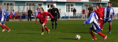 10. kolo NADLER KP starších žáků, FK Jaroměř - TJ Červený Kostelec, 11.10.2015, foto: Václav Mlejnek